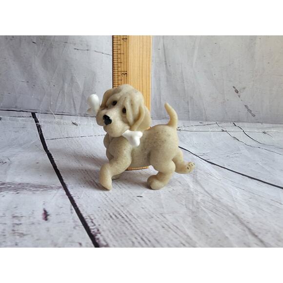 Quarry Critters Pirate Dog With Bone Figurine - Picture 8 of 8